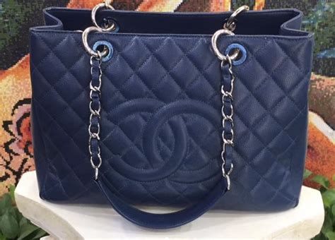 chanel royal blue caviar quilted tote|Chanel Tote Bags .